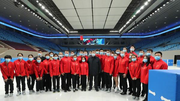 Presiden China Xi Jinping Inspeksi Persiapan Olimpiade dan Paralimpiade Beijing 2022-Image-1