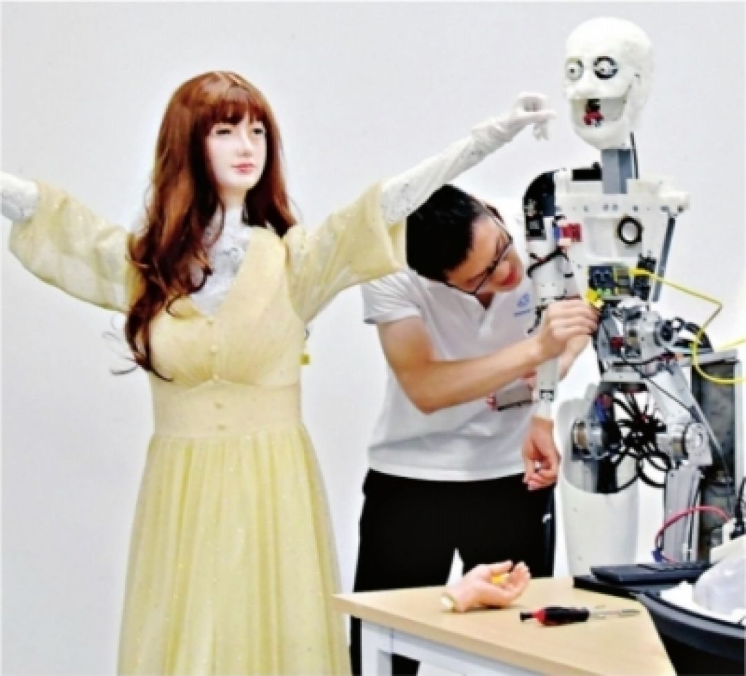 Perusahaan di Shanghai Ciptakan Robot Cantik yang Mampu Menunjukkan 16 Ekspresi-Image-2