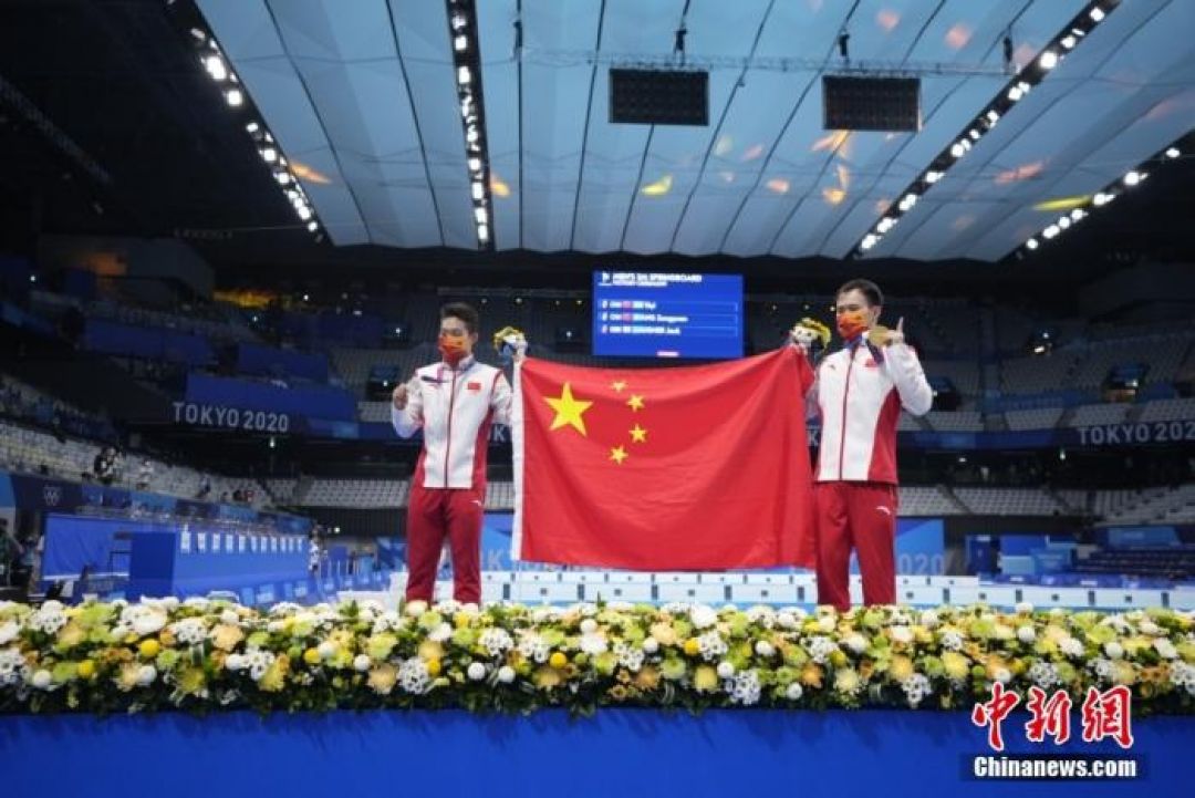 Final Loncatan 3m Tunggal Putra, Atlet Tiongkok Xie Siyi Menangkan Kejuaraan-Image-1