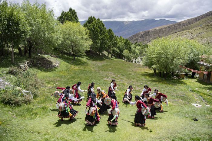 Jiuhe Zhuo Tarian Asal Tibet, Ada Sejak 1.300 Tahun Lalu-Image-4