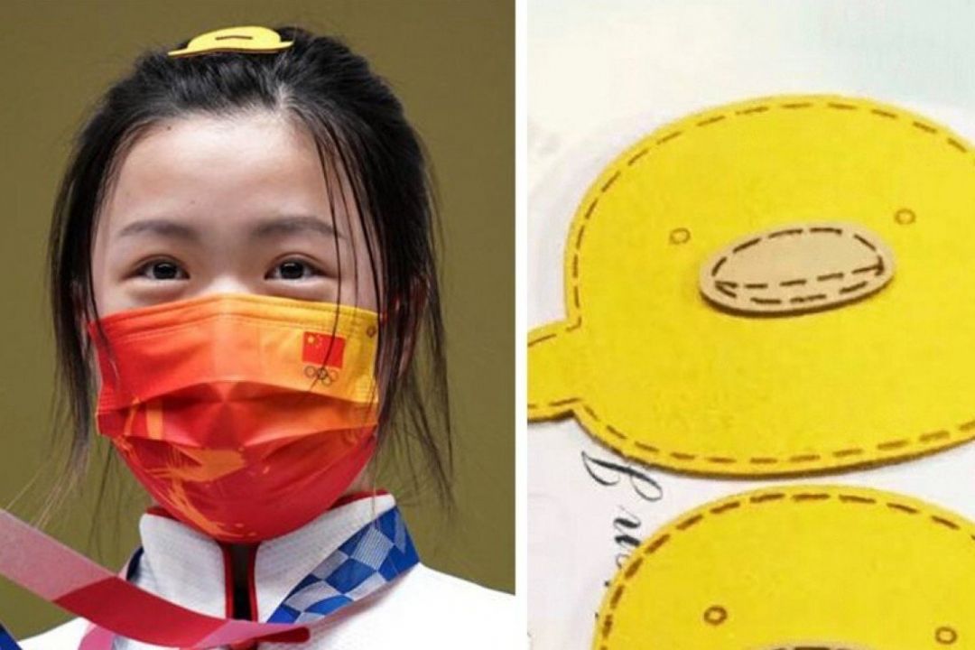 Atlet Tembak China Ini Raih Medali Emas, Jepitan Rambutnya Viral-Image-1