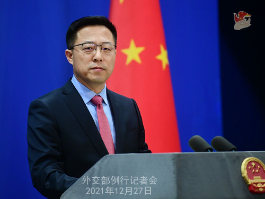 Konferensi Pers Kementerian Luar Negeri China 27 Desember 2021-Image-1