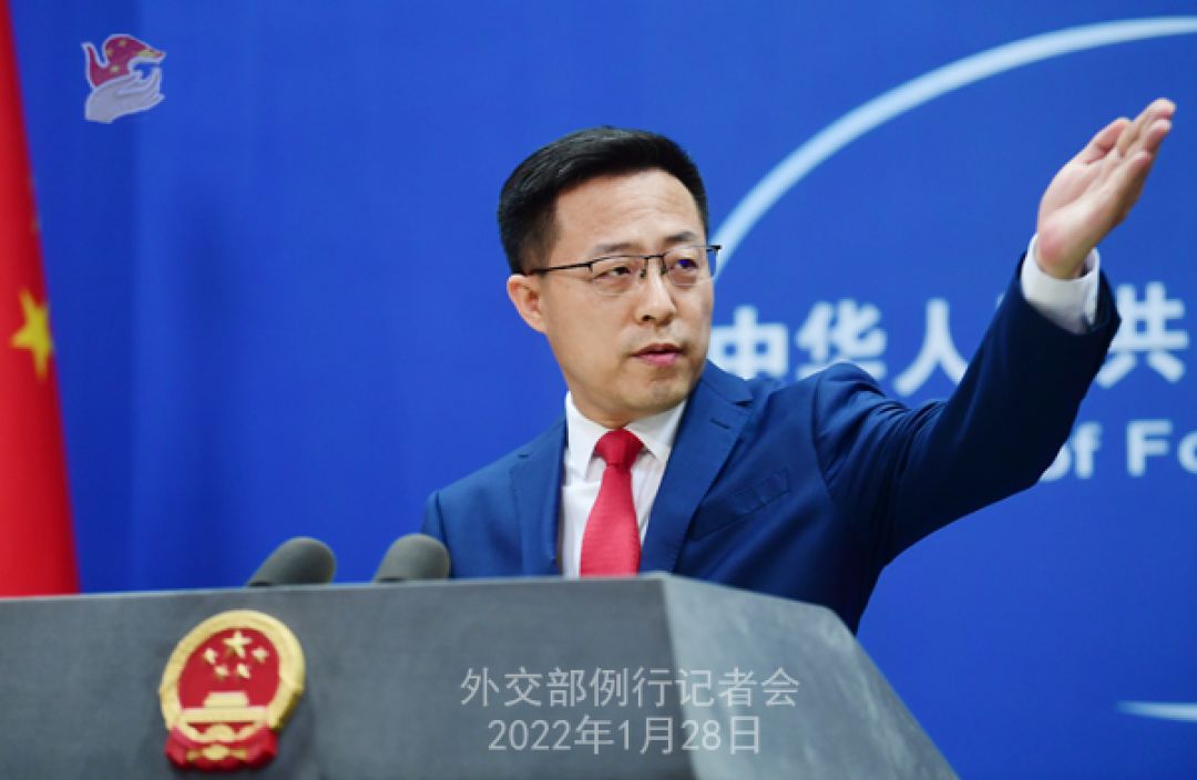 Konferensi
Pers Kementerian Luar Negeri China 28 Januari 2022-Image-1