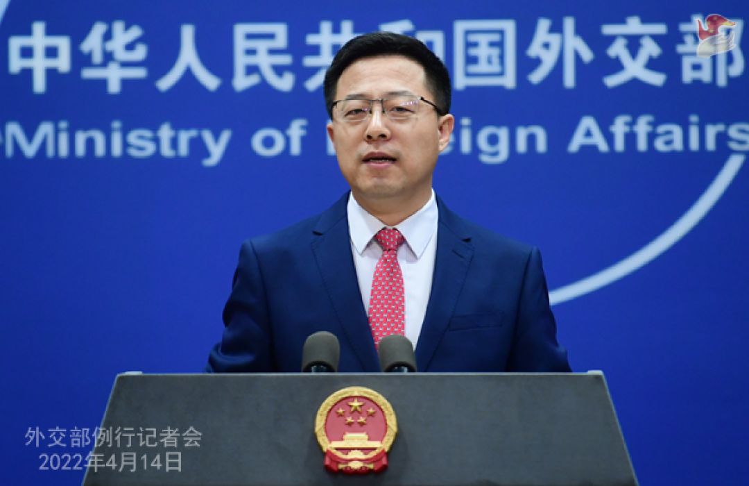 Konferensi Pers Kementerian Luar Negeri China 14 April 2022-Image-1